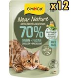 Gimcat Near Nature Tavuklu Sülün Etli Kedi Yaş Maması 85 Gr X 12 Adet