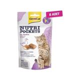 GimCat Nutri Pockets 6x60 gr Ördekli Kedi Ödülü