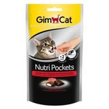 GimCat Nutri Pockets Biftek Malt 60 gr Kedi Ödülü