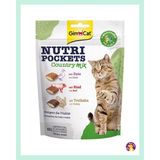Gimcat Nutri Pockets Country Mix 150 gr Yetişkin Kedi Ödül Maması Ördek Sığır Eti Hindi Lezzeti