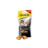 GimCat Nutri Pockets Somonlu Omega 3-6 Balıklı 4x60 gr Kedi Ödülü