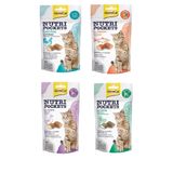 GimCat Nutri Pockets Tavuklu + Somonlu +Ördekli + Catnipli Kedi Ödülü 60 g