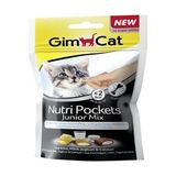 Gimcat Nutripockets Junior Mix Premium Yavru Kedi Ödül Maması 60 gr Biftek Lezzeti - 1 kg