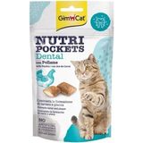 Gimcat Nutripockets Kedi Ödülü Dental Tavuk Lezzeti 60GR Yetişkin Kediler İçin Sağlıklı Atıştırmalık