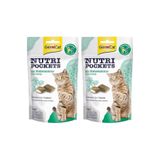 Gimcat Nutripockets Kedi Ödülü Kedi Otu&Multi-Vitamin, 60 g 2li paket CSS62239