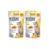 Gimcat Nutripockets Kedi Ödülü Peynir Taurin, 60 g 2li paket CSS62238