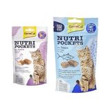 Gimcat Nutripockets Ördekli Kedi Ödülü 60gr ve GimCat Kedi Ödül Tableti Np Ton Balıklı, 60 g