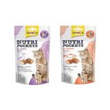 Gimcat Nutripockets Ördekli Kedi Ödülü 60gr ve GimCat Nutripockets Kedi Ödülü Somon Omega 3&6 60Gr