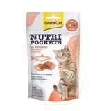 GimCat Nutripockets Peynir Taurin 60 gr Kedi Ödül Maması + Nutripockets Somon Omega 60 gr Kedi Ödül Maması