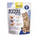 GimCat Nutripockets Sea Mix Taurinli 150 gr Kedi Ödül Tableti