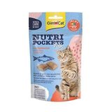 GimCat Nutripockets Somonlu Kedi Ödül Tableti 60 Gr - Farmapets