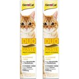 Gimcat Peynirli Multi-Vitamin Duo Paste Kedi Macunu 50 gr x 2 Lezzetli Ödül 12 Vitamin İçerir
