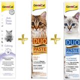 Gimcat Relax Paste 50 gr + Gimcat Duo Paste Peynirli Malt Kedi Macunu 50 gr + Gimcat Duo Paste Ton Balıklı 12 Vitaminli 50 gr ARDA021