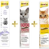 Gimcat Relax Paste 50 gr + Gimcat Duo Paste Tavuklu Malt Kedi Macunu 50 gr + Gimcat Multi-Vitamin Duo Paste Peynirli 50 gr ARDA021