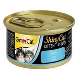 Gimcat Shiny Cat Kitten Jel İçinde Ton Balıklı 70 gr Yavru Kedi Konservesi