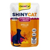 GimCat Shinycat 70 gr Sos İçinde Tavuklu Kısırlaştırılmış Kedi Konservesi