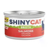 GimCat Shinycat Broth 70 gr Sos İçinde Somonlu Kedi Konservesi
