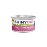 GimCat Shinycat Broth 70 gr Sos İçinde Tavuklu ve Karidesli Kedi Konservesi