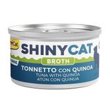 GimCat Shinycat Broth 70 gr Sos İçinde Ton Balıklı ve Kinoalı Kedi Konservesi