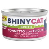 GimCat Shinycat Broth Barbun Balıklı Ton Balığı 70 gr Kedi Konservesi