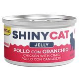GimCat Shinycat Jelly Yengeçli Tavuk Jöleli Kedi 70 gr Konservesi