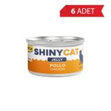 GimCat Shinycat Jöle İçinde Tavuklu 6x70 gr Kedi Konservesi