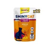 Gimcat Shinycat Pouch Sterilized Kısırlaştırılmış Tavuklu Kedi Yaş Maması 70 Gr 12'Li Paket