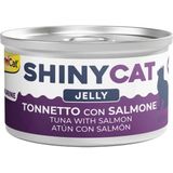 Gimcat Shinycat Sos Içinde Jelly Somonlu ve Ton Balıklı Kedi Konserve Maması 70 gr - Somon Balığı