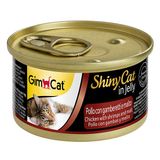 GimCat ShinyCat Tavuklu-Karidesli ve Malt Özlü 24x70 gr Kedi Konserve