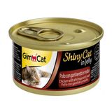 GimCat ShinyCat Tavuklu Karidesli Ve Malt Özlü 70 gr Konserve Kedi Maması