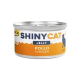Gimcat Shinycat Tavuklu Premium Kalite Konserve Kedi Maması 1 Adet70 gr Biftek Tatlı Sıvı Form - 1 kg