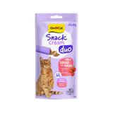 GimCat Snack Cream Duo Somon ve Domates 6x15 gr Ek Besin Kedi Ödülü