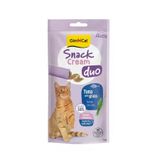 Gimcat Snack Cream Duo Ton Balıklı & Kedi Otlu Kedi Ödülü 6X15g