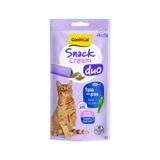 Gimcat Snack Cream Duo Ton Balıklı & Kedi Otlu Kedi Ödülü 6X15GR