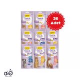 Gimcat Snack Cream Karışık Kedi Ödülü 6x15gr 36 Adet