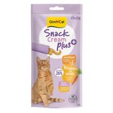 Gimcat Snack Cream Plus Tavuklu Ve Havuçlu Krema Kısırlaştırılmış Kedi Ödülü 6 x 15 g ( 4 Paket )