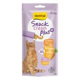 Gimcat Snack Cream Plus Tavuklu Ve Havuçlu Krema Kısırlaştırılmış Kedi Sıvı Ödül Maması 6X15 Gr