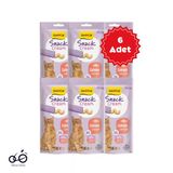 Gimcat Snack Cream Somonlu Kedi Ödülü 6x15gr 6 Adet