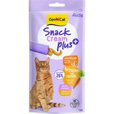 Gimcat Snack Cream Tavuklu & Havuçlu Kedi Ödülü 6X15GR Kısırlaştırılmış Kediler İçin Enerji Desteği