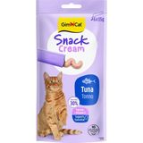 Gimcat Snack Cream Ton Balıklı Kedi Ödülü 6 X 15 gr Lezzetli ve Taurin İçeren Ödül