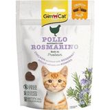 Gimcat Tahılsız Kedi Ödülü Tavuk ve Biberiye Lezzetinde 50 gr Crunchy Atıştırmalık