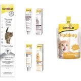 Gimcat Taurine 50 gr + Anti-Hairball Malt Paste 20 gr + Multi Vitamin Paste 20 gr Kedi Macunları + Gimcat Classic Kalsiyum Kedi Pudingi 150 gr ARDA010