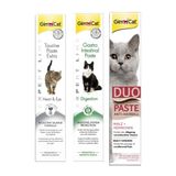 Gimcat Taurine 50Gr + Gastro 50Gr + Duo Paste Tavuklu Anti-Hairball Malt 50Gr Kedi Macunları