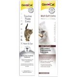 Gimcat Taurine Paste Kalp ve Göz Sağlığı Destekleyici 50 gr + Gimcat Anti-Hairball Malt Paste Kedi Macunu 100 gr
