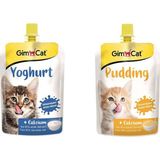 GimCat Yoğurt Kalsiyum Kedi Pudingi 150 gr + 150 gr Kalsiyum Kedi Pudingi