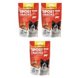 Gimdog 3x60 gr Sportsnacks Beef Sığır Etli Köpek Ödül Tableti