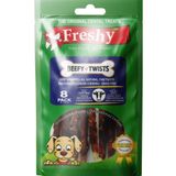 Gimdog 8x75 gr Freshy Beefy Twists Sığır Etli Burgu Çubuk Köpek Ödülü