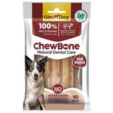 Gimdog Chew Bone Naturel Burgu Çiğneme 10x80 gr Kemiği Köpek Ödülü
