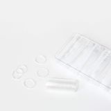 GIMME Elastik Bantlar, Çıkarılabilir Plastik Bantlar, Saç Yırtılmaz veya Yırtılmaz, Kaymaz Elastik Saç Bağları, Cüzdan veya Seyahat için Mükemmel, 320 Parça (Şeffaf)