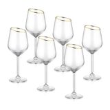 Gina Gold Kadeh 6 Lı - Şeffaf - Altın